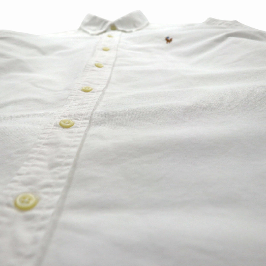 RALPH LAUREN クラシックフィット オックスフォード ボタンダウンシャツ M ホワイト コットン スモールポニー刺繍