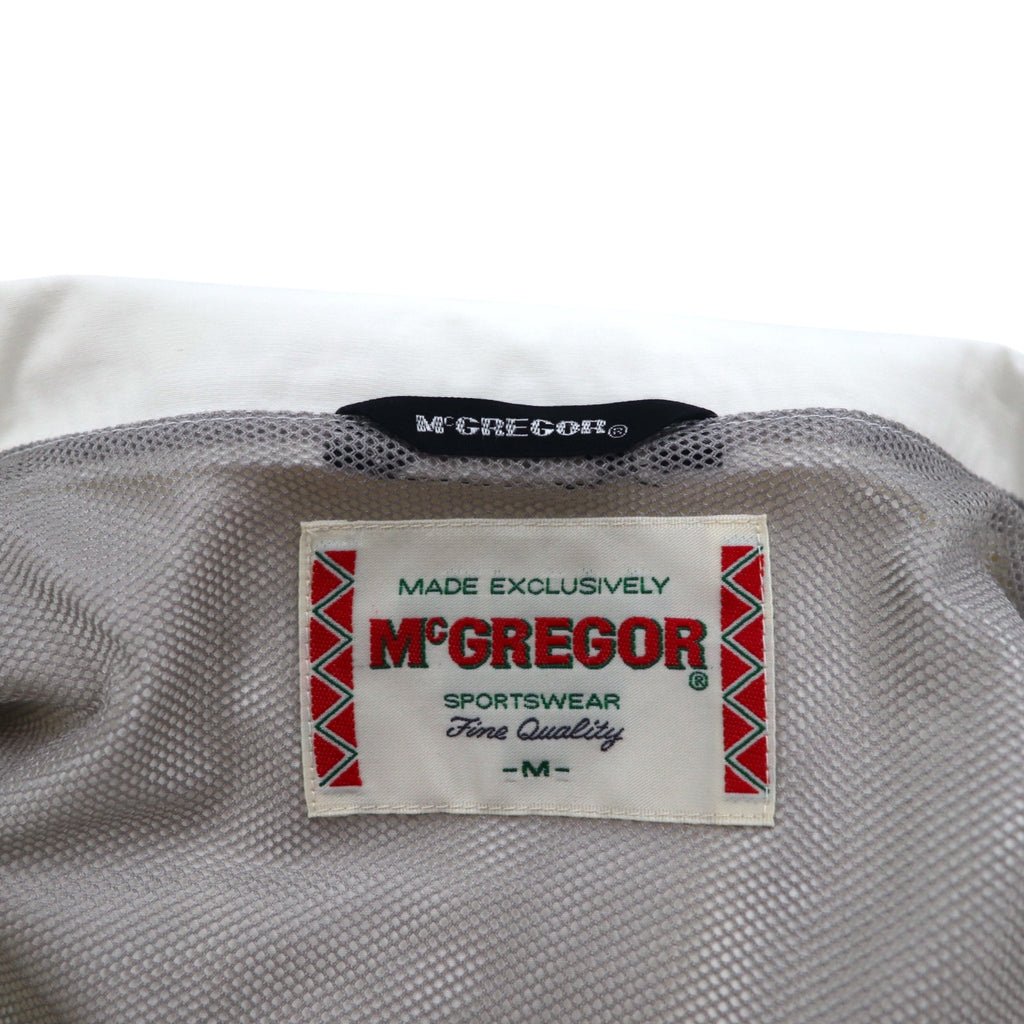 McGREGOR 90s Detachable Hood Mountain Parka M White Cotton Polyester Made in Japan