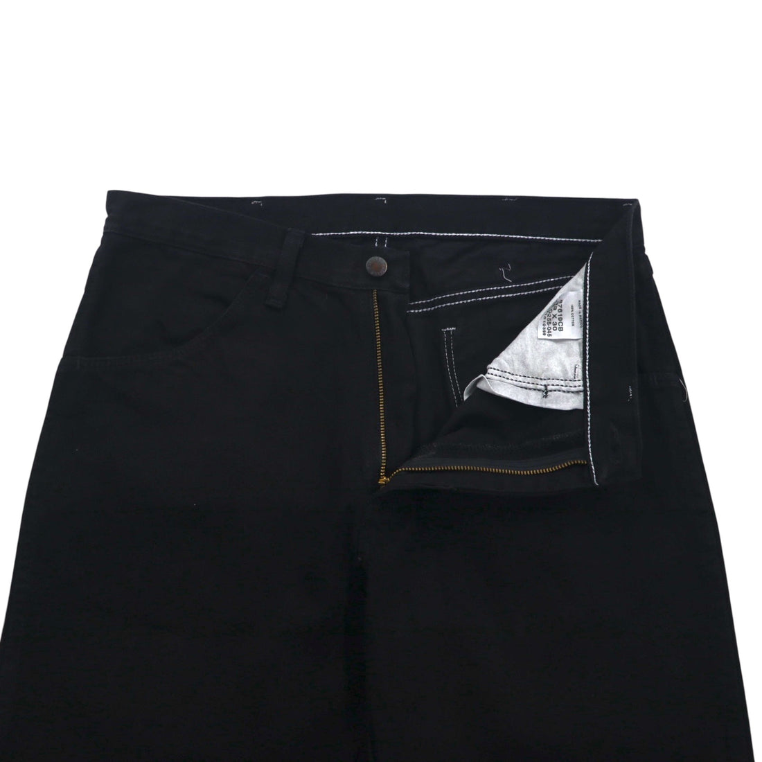 RUSTLER (Wrangler) Heavy Weight Denim Pants, Size M, Black, Stays Black Longer, 87619CB, Made in Mexico, Unused