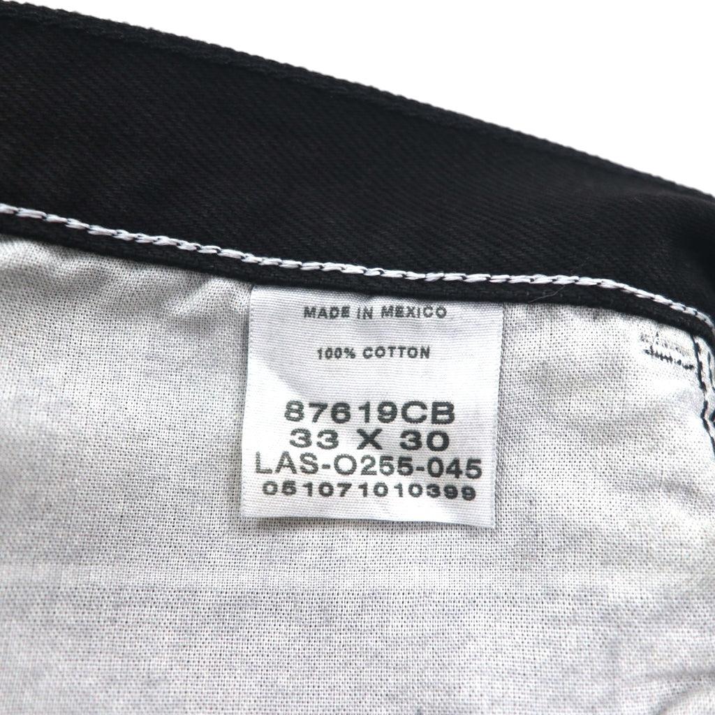 RUSTLER (Wrangler) Heavy Weight Denim Pants, Size M, Black, Stays Black Longer, 87619CB, Made in Mexico, Unused