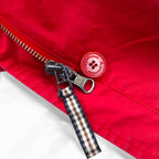 Aquasqutum Utility Coverall Balmacaan Coat M Red Double Zip Drawcord Made in Japan