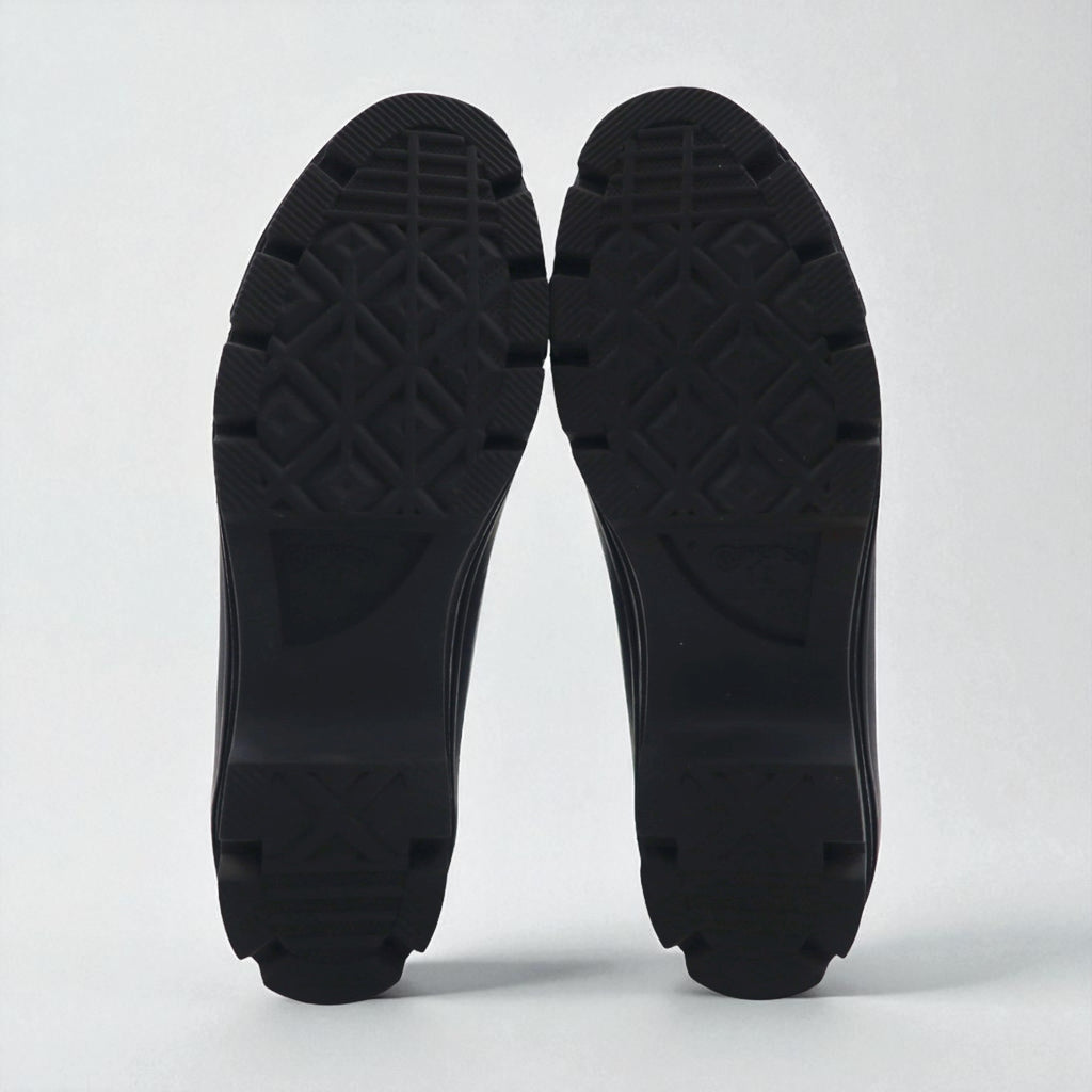 CONVERSE All Star Chunk Hi Sneakers, Size 27cm, Black Canvas, 1SD759
