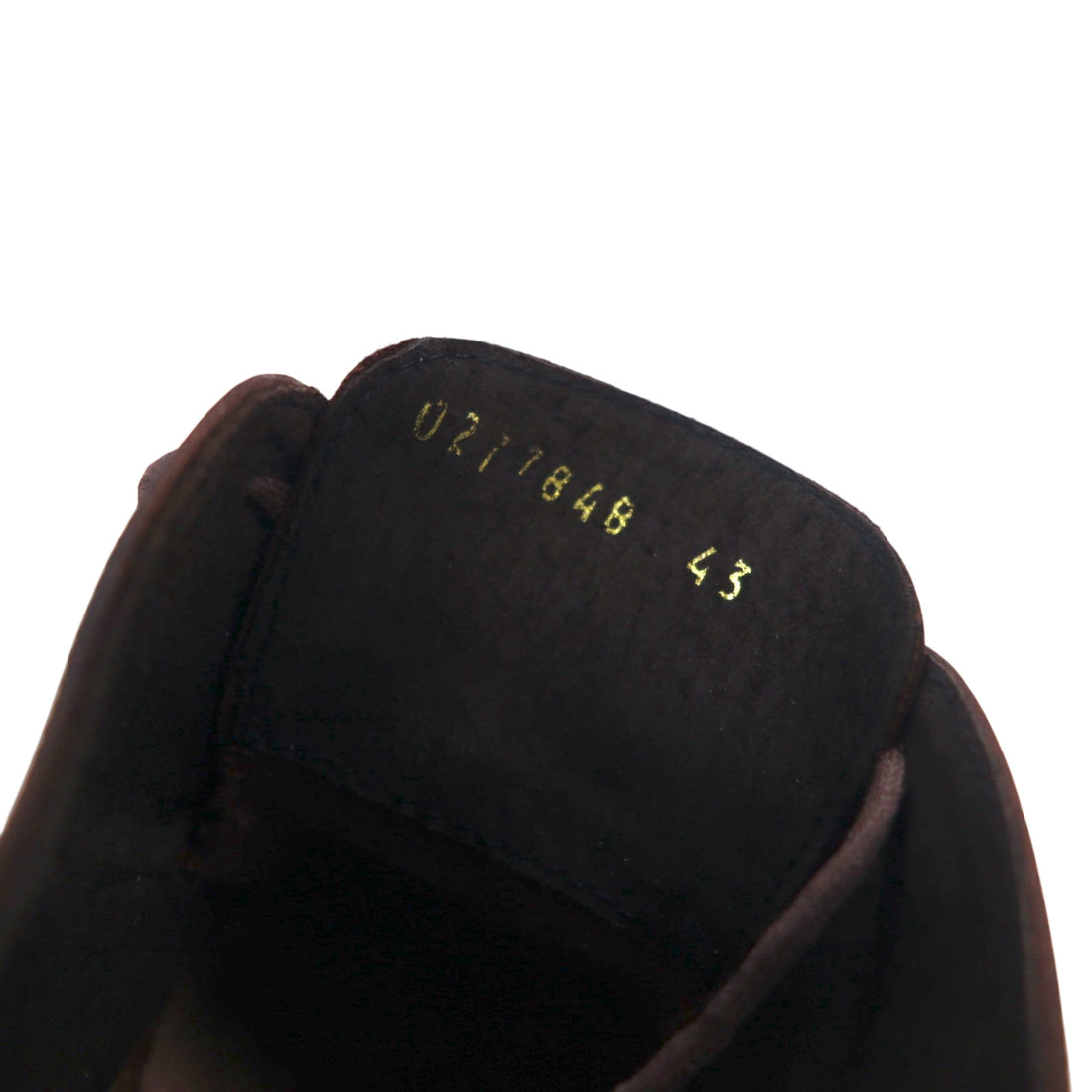 L.Lambetazzi Italian made U-tip derby shoes, dress shoes, 27cm, brown leather, wingtip