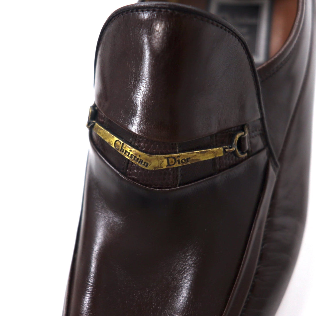 Christian Dior MONSIEUR オールド ビットローファー 25cm ブラウン レザー マッケイ製法 日本製 未使用品