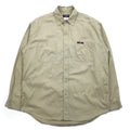 POLO JEANS CO. RALPH LAUREN 90年代 シグネチャー ツイル ワークシャツ L ベージュ 胸ポケット
