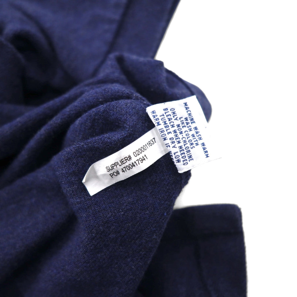 POLO RALPH LAUREN Polo shirt L Navy Cotton Pique Small pony embroidery