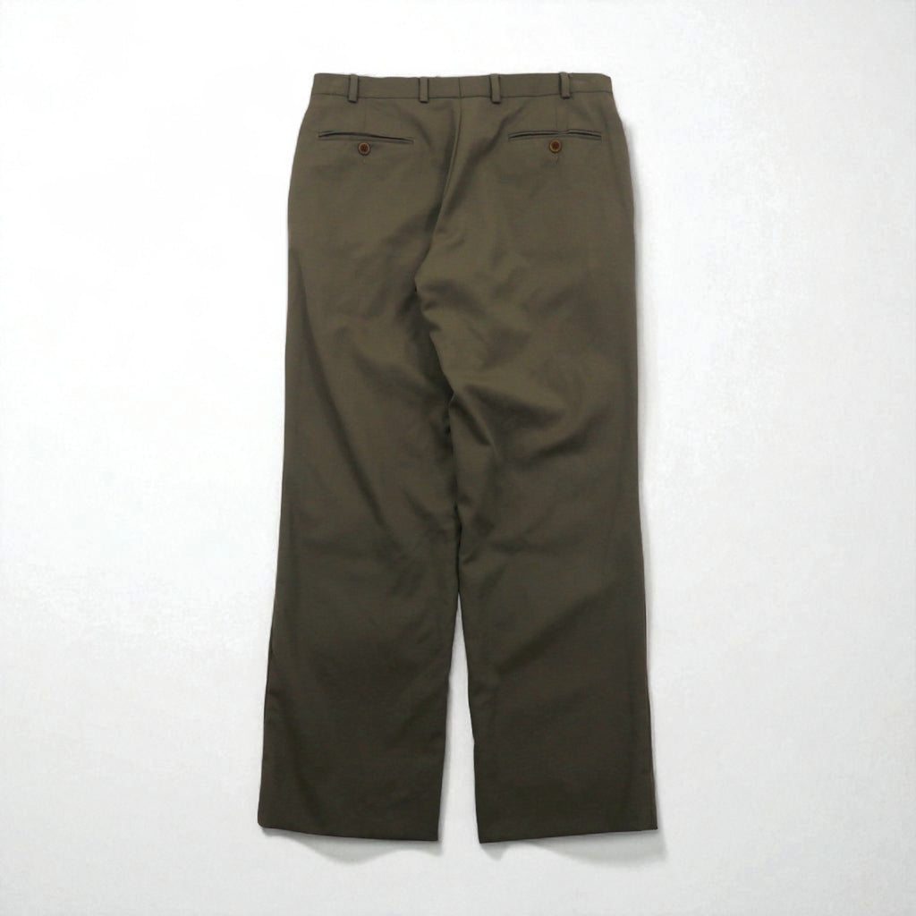 BROOKS BROTHERS 346 MADISON FIT Slacks, Medium, Khaki, Wool