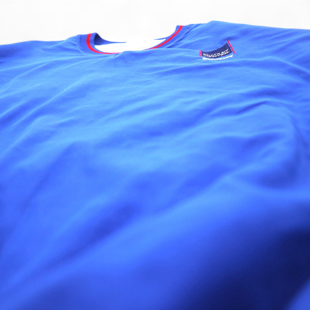 Made in USA 90s DeLONG Ribline Piste Pullover Nylon Jacket XL Blue BRADLEY CENTER