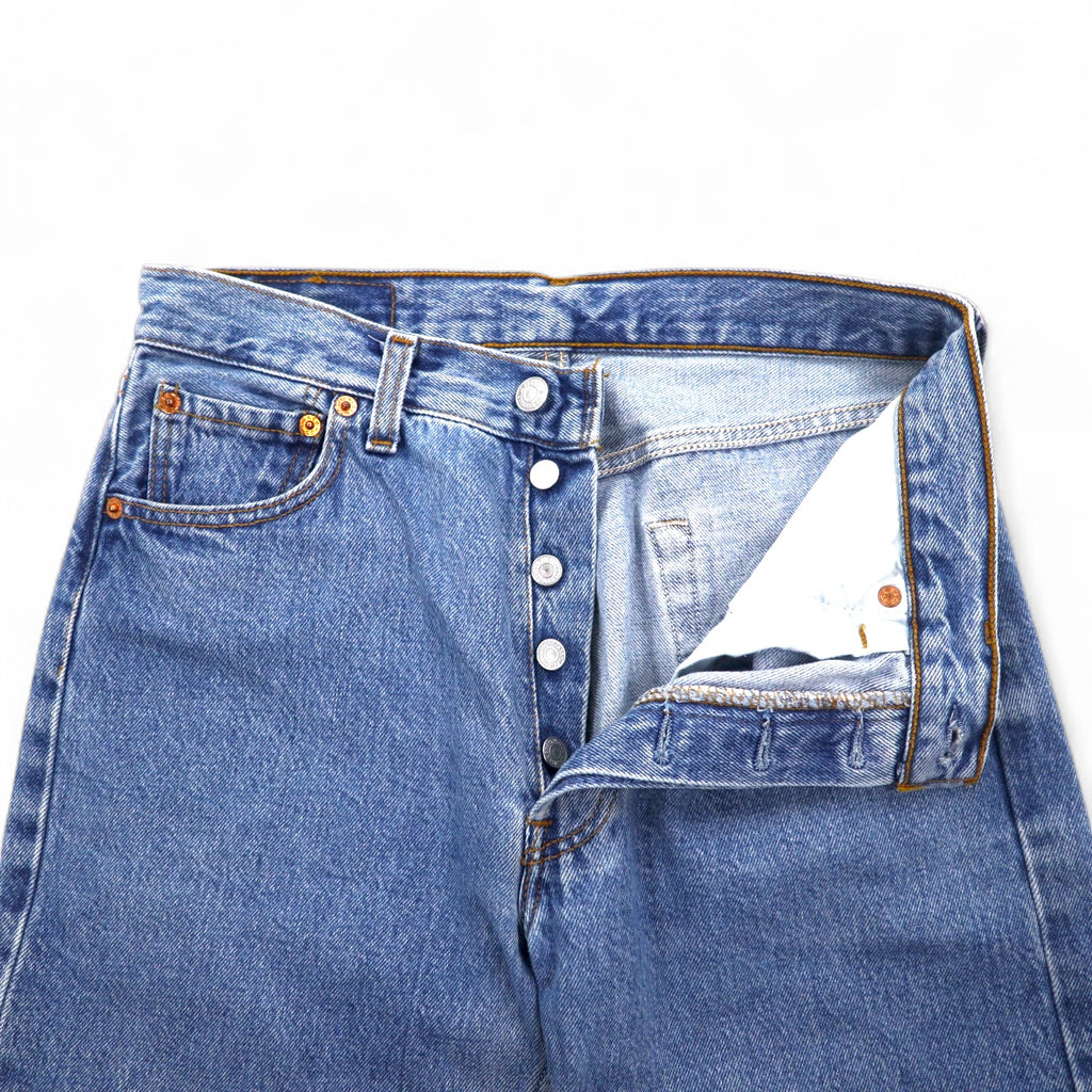 Levi's 90's Made in Spain Euro Levi's 501 Denim Pants M Indigo Blue Button Fly 5010114