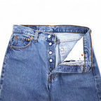 Levi's 90's Made in Spain Euro Levi's 501 Denim Pants M Indigo Blue Button Fly 5010114