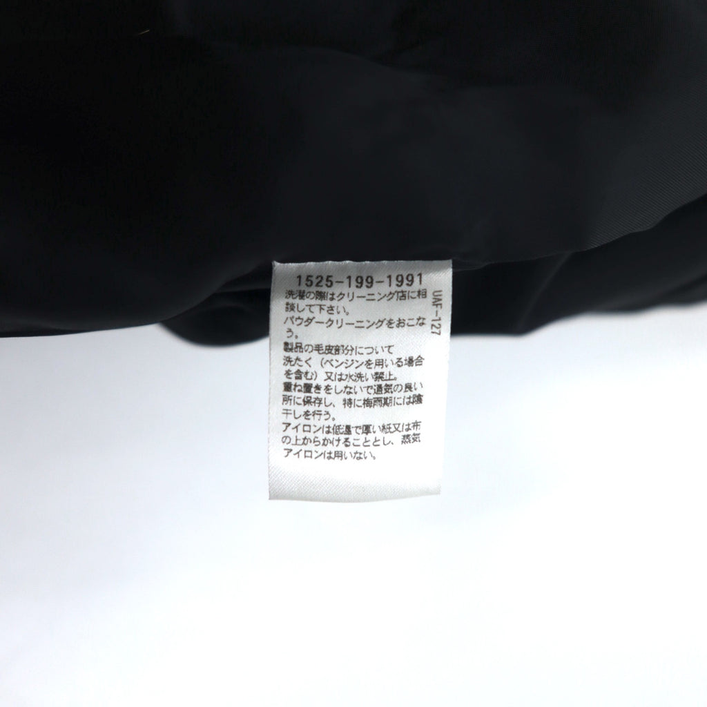 UNITED ARROWS SLITZ pony riders jacket, size S, beige, leopard print, cowhide, all-over animal pattern