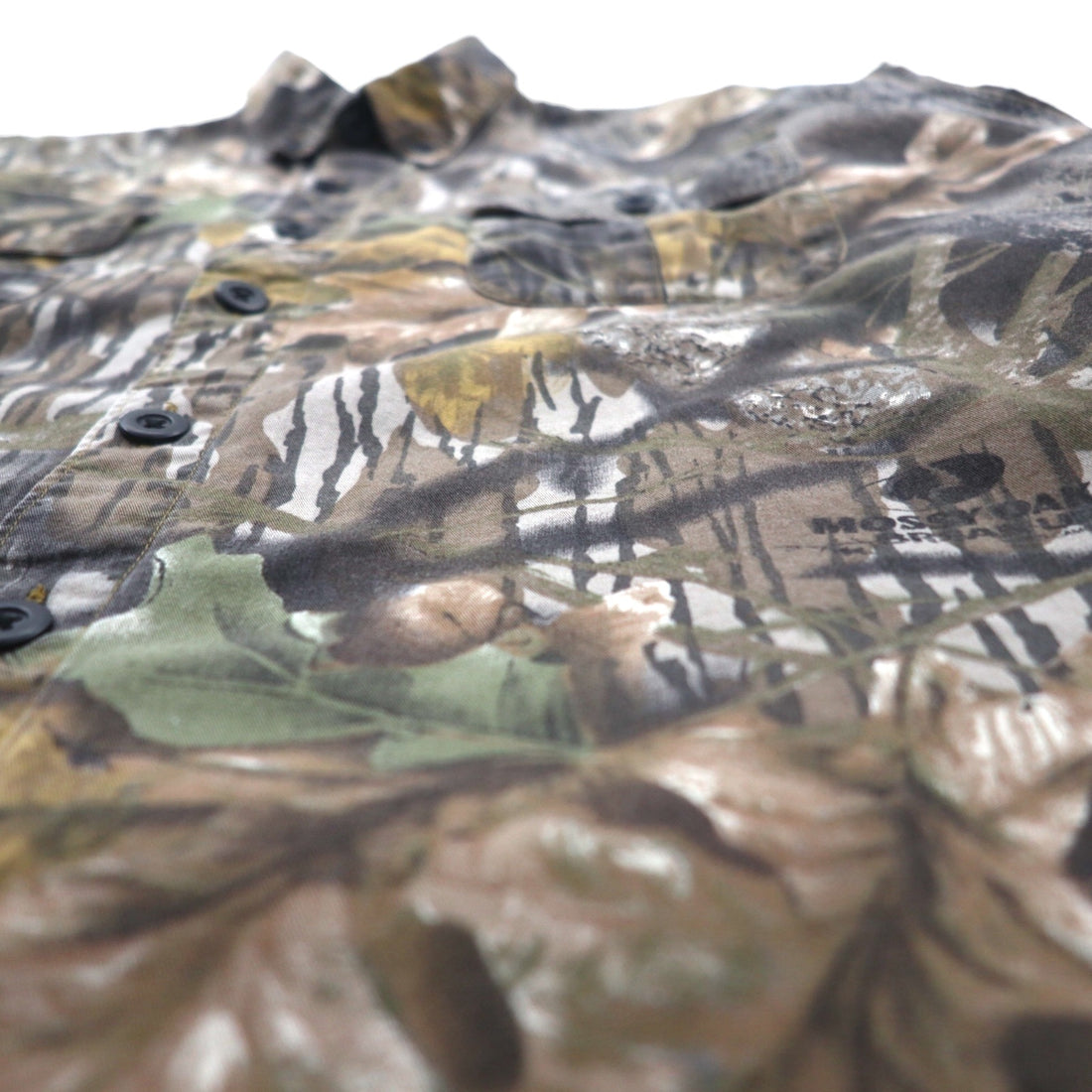 Columbia Realtree Camo Button-Down Work Shirt, Size M, Khaki, Cotton, HM7009