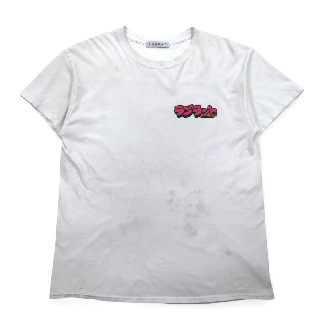 LABRAT T-shirt L White Cotton Cojicoji Sakura Momoko