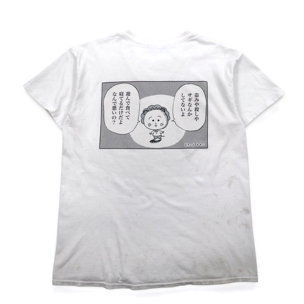 LABRAT T-shirt L White Cotton Cojicoji Sakura Momoko