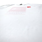 THE NORTH FACE USA Box Logo Print T-Shirt XL White Polyester Big Size