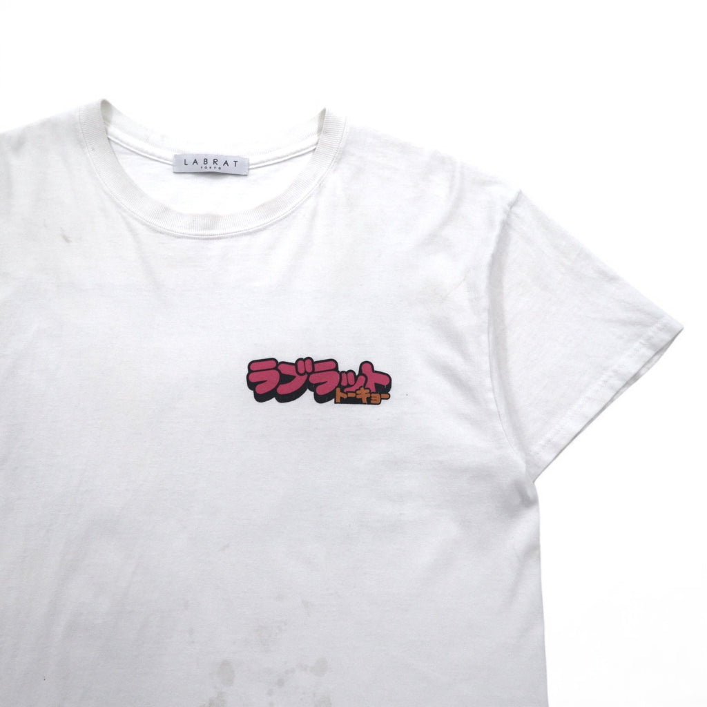 LABRAT T-shirt L White Cotton Cojicoji Sakura Momoko