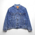 Levi's SIGNATURE デニム トラッカージャケット 3rdタイプ Gジャン L インディゴ ブルー