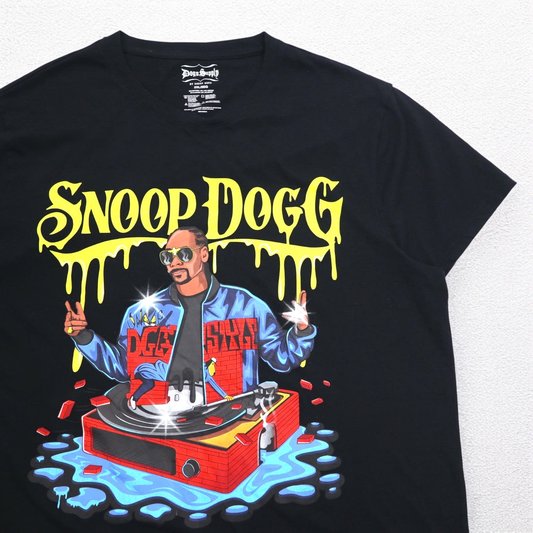 Dogg Supply by SNOOP DOGG Snoop Dogg Hip Hop T-Shirt 2XL Black Cotton
