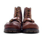 POLO RALPH LAUREN Ranger Boots Lace-up Boots 26.5cm Brown Oiled Leather Belt Logo