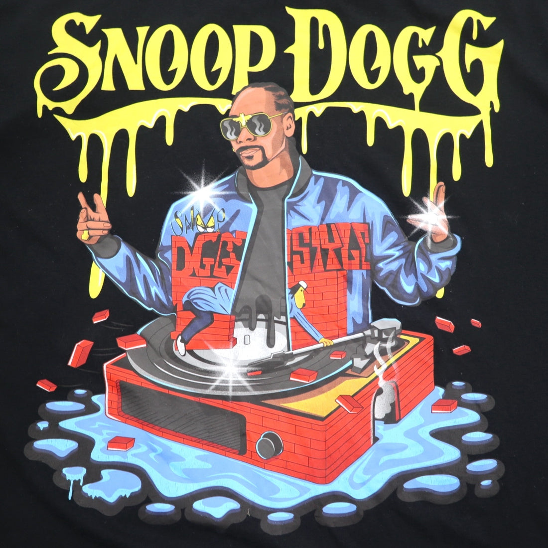 Dogg Supply by SNOOP DOGG Snoop Dogg Hip Hop T-Shirt 2XL Black Cotton
