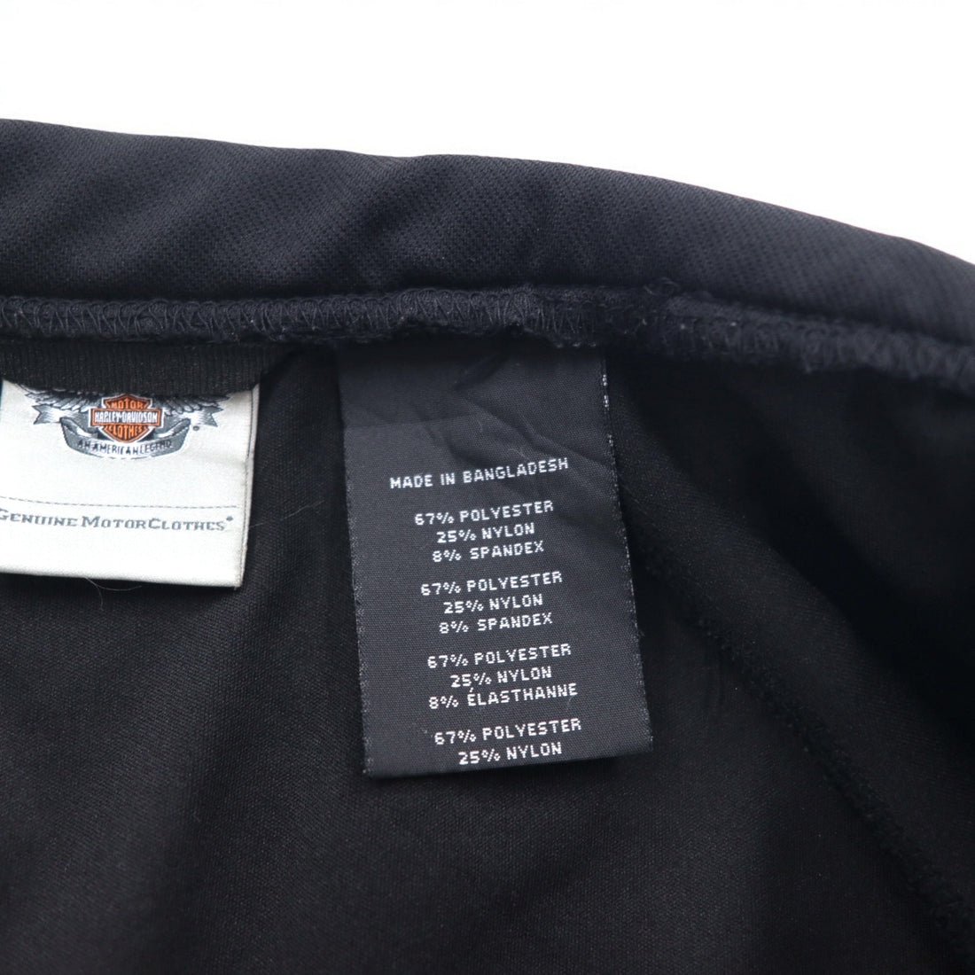 HARLEY DAVIDSON Softshell Jacket Jersey L Grey Stretch Thumbhole Double Zip