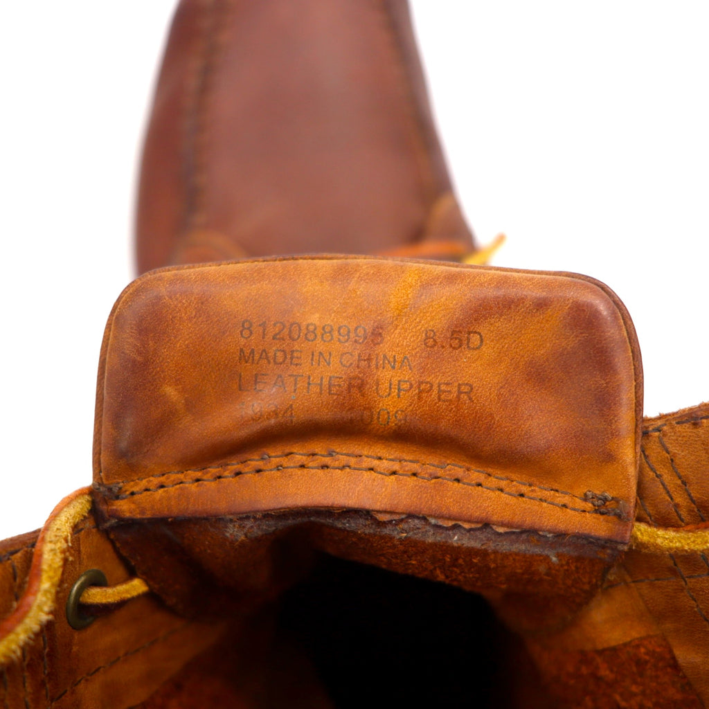 POLO RALPH LAUREN Ranger Boots Lace-up Boots 26.5cm Brown Oiled Leather Belt Logo