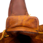 POLO RALPH LAUREN Ranger Boots Lace-up Boots 26.5cm Brown Oiled Leather Belt Logo