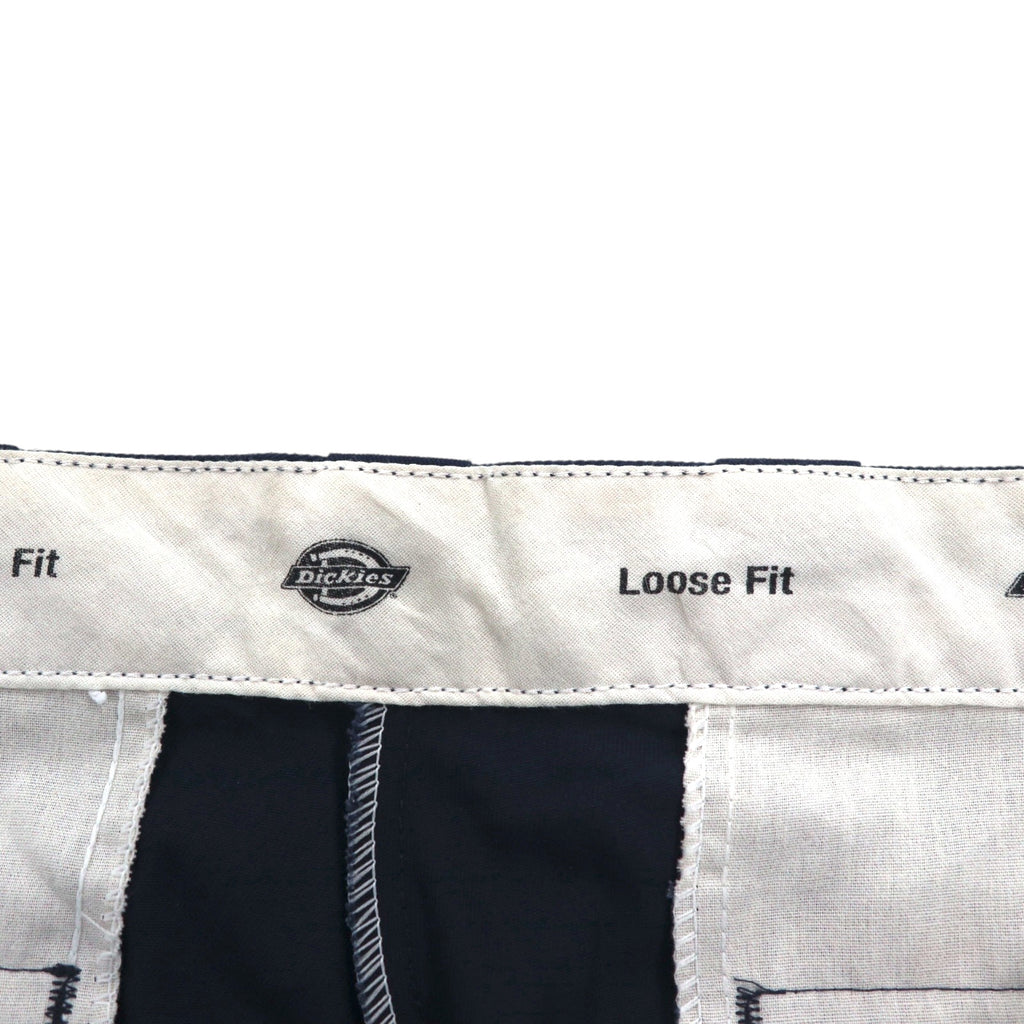 Dickies Loose Fit Double Knee Work Pants Chino Pants L Navy 85283DN Made in Honduras
