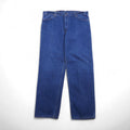 Levi's 90s USA Made 506 Orange Tab Tapered Denim Pants, Size XL, Indigo Blue, Zipper Fly, 40506 0202