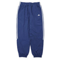 日本然リトテ-古着オンライン-adidas 00年代 3ストライプス ワイド トラックパンツ ジャージ 190 ネイビー ポリエステル-adidas 00's 3 Striped Wide Track Pants Jersey 190 Navy Polyester