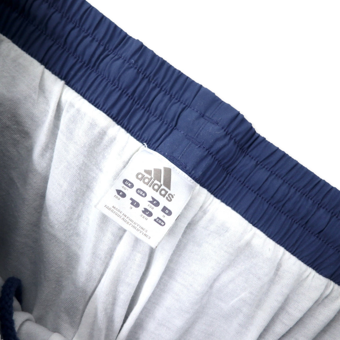 adidas 00s 3-Stripes Wide Track Pants Jersey 190 Navy Polyester