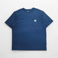 Carhartt Original Fit Pocket T-Shirt Pocket Tee XL ORIGINAL FIT Navy Cotton