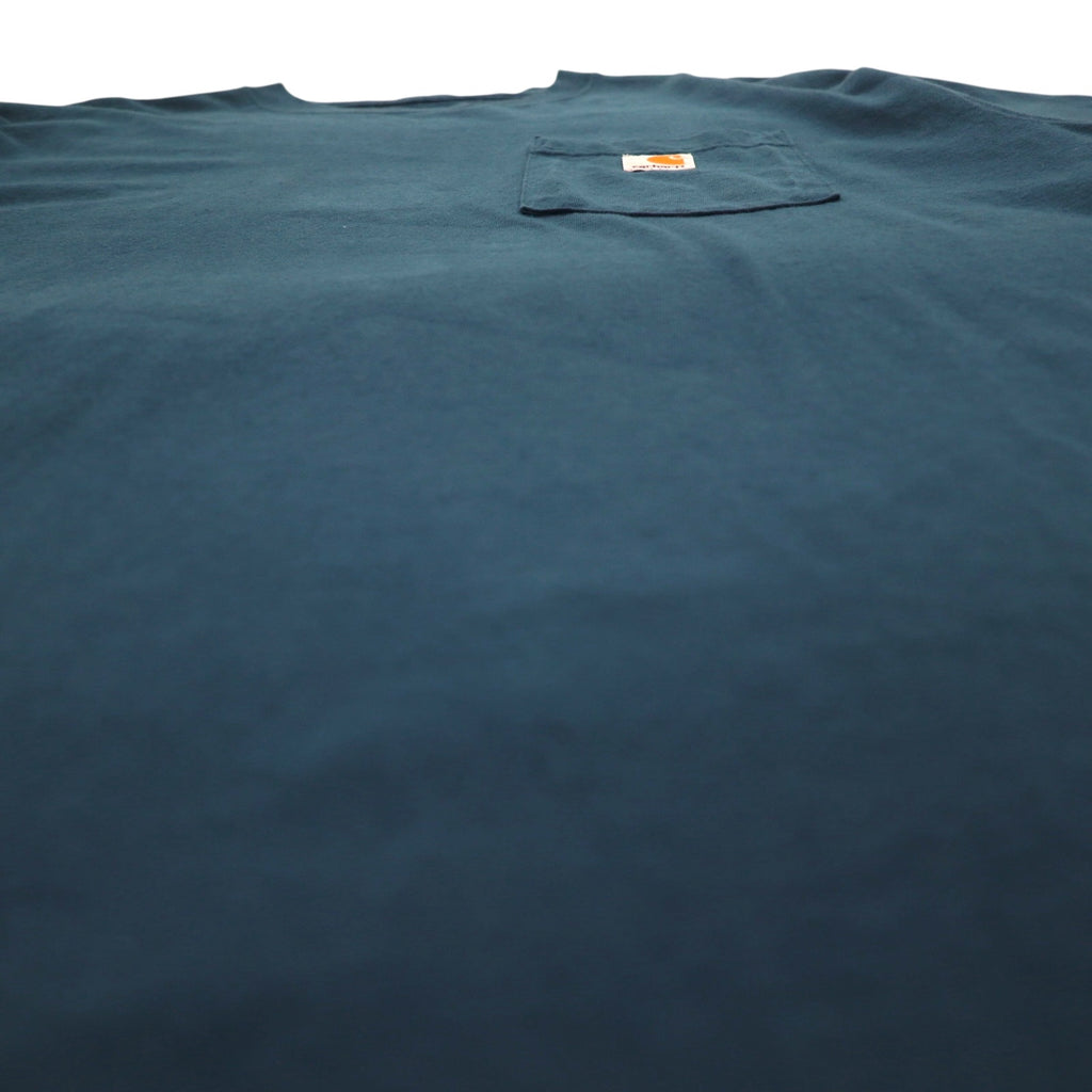 Carhartt Original Fit Pocket T-Shirt Pocket Tee XL ORIGINAL FIT Navy Cotton