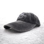 KAUFMAN Vintage 6 Panel Cap ONE Grey Cotton OKLAHOMA Embroidery