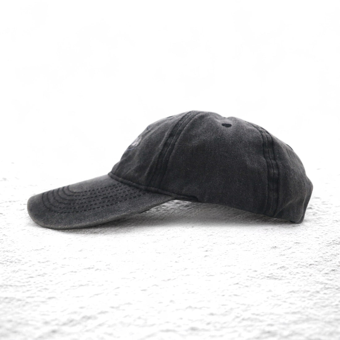 KAUFMAN Vintage 6 Panel Cap ONE Grey Cotton OKLAHOMA Embroidery