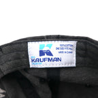 KAUFMAN Vintage 6 Panel Cap ONE Grey Cotton OKLAHOMA Embroidery