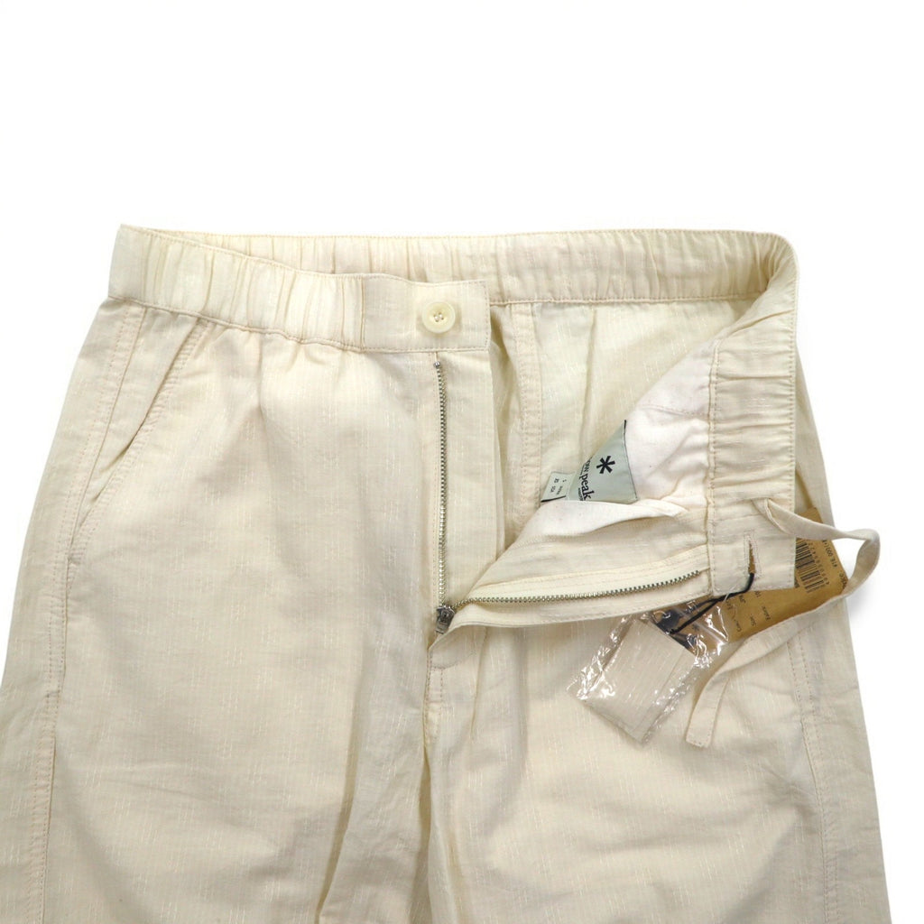 snow peak Dobby Sashiko Noragi Pants Easy Pants S Ivory Dobby Sashiko Noragi Pants PA-16SU303 Made in Japan Unused