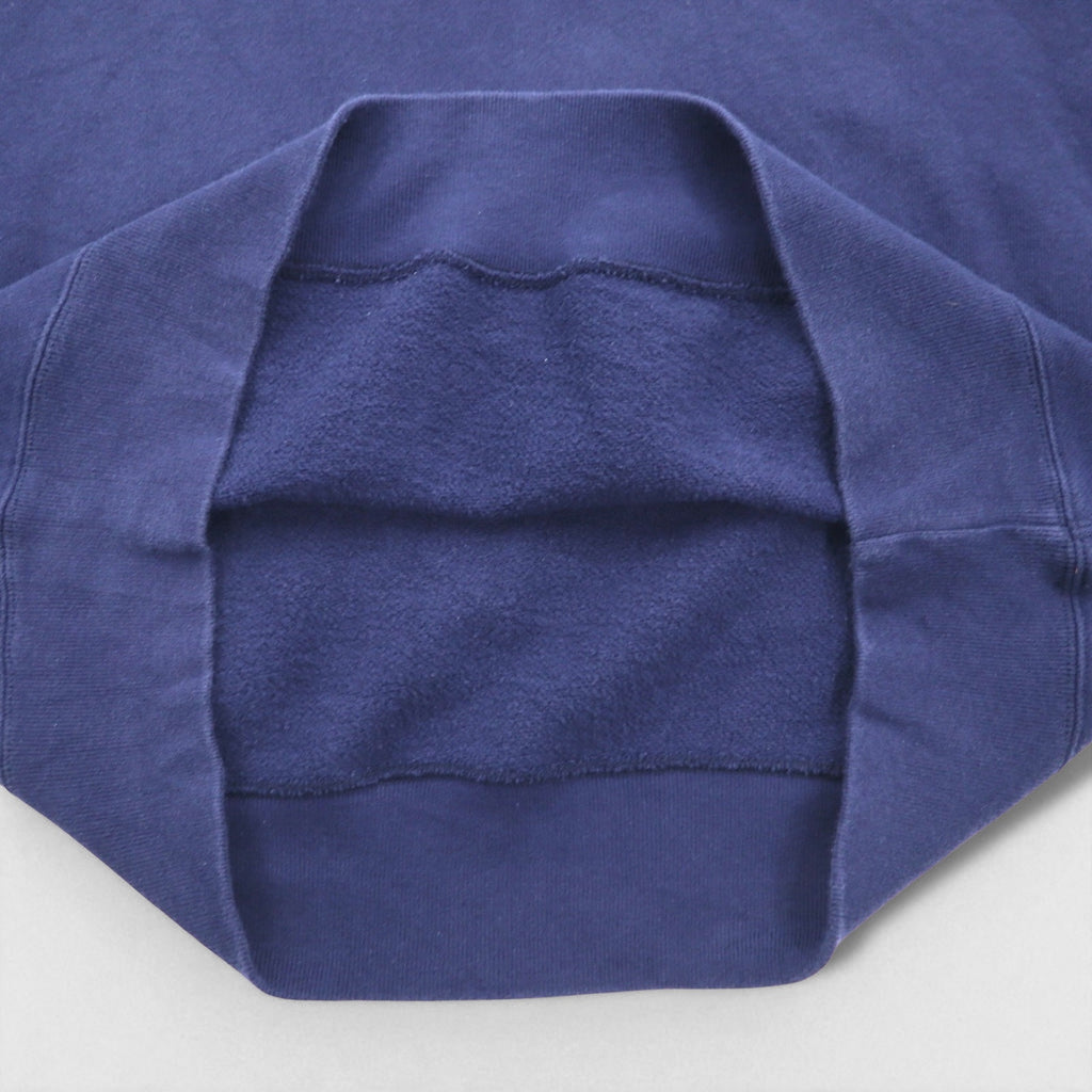 Polo by Ralph Lauren 90s Crew Neck Sweatshirt, Size XL, Navy, Solid Cotton, Small Pony Embroidery