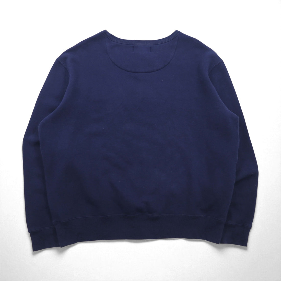 Polo by Ralph Lauren 90s Crew Neck Sweatshirt, Size XL, Navy, Solid Cotton, Small Pony Embroidery