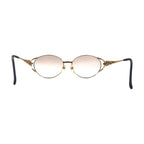 YVES SAINT LAURENT Old Sunglasses Gold Metal Color Lens YSL 31-8611 Made in Japan