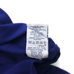 POLO RALPH LAUREN Polo shirt XL Blue Cotton Pique CUSTOM FIT Small pony embroidery