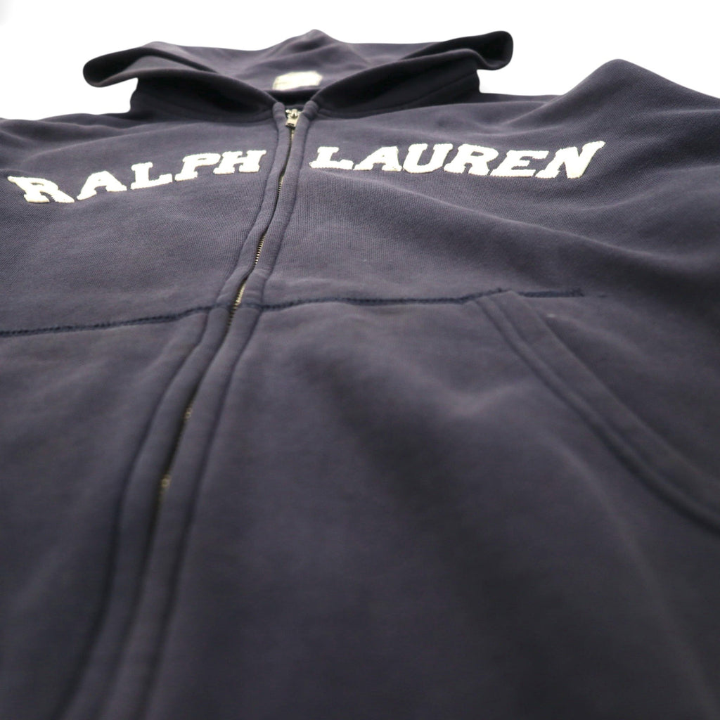 Ralph Lauren 90年代 ジップパーカー L ネイビー フロントポケット POLO JEANS CO.