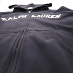 Ralph Lauren 90年代 ジップパーカー L ネイビー フロントポケット POLO JEANS CO.
