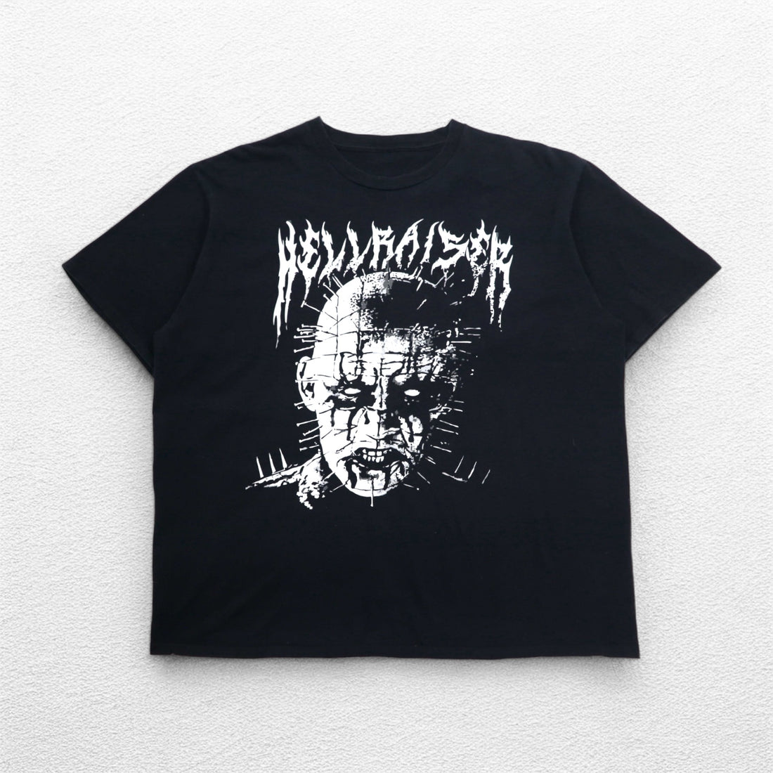 HELLRAISER Pinhead Cenobite Horror Movie T-Shirt XL Black Cotton