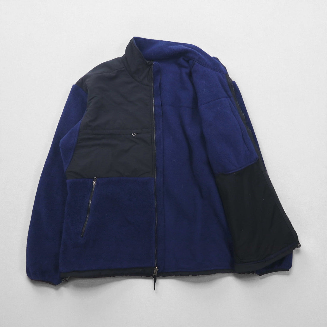 THE NORTH FACE デナリジャケット POLARTEC ポーラテック フリースジャケット XL ネイビー ナイロン切替 A193