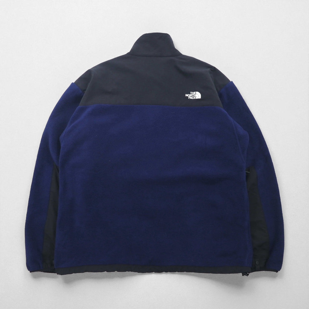 THE NORTH FACE デナリジャケット POLARTEC ポーラテック フリースジャケット XL ネイビー ナイロン切替 A193