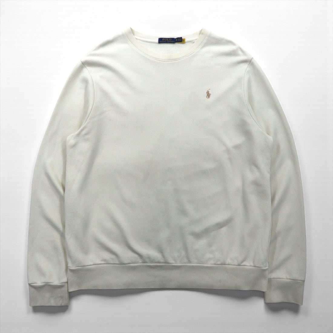 Polo Ralph Lauren スウェット トレーナー XL ホワイト 刺繍 スモールポニー