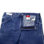 DICKIES FR バギー ワイド デニムパンツ 難燃性 ペインターパンツ 40 ブルー コットン FR Flame Resistant メキシコ製