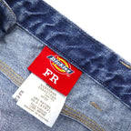 DICKIES FR バギー ワイド デニムパンツ 難燃性 ペインターパンツ 40 ブルー コットン FR Flame Resistant メキシコ製