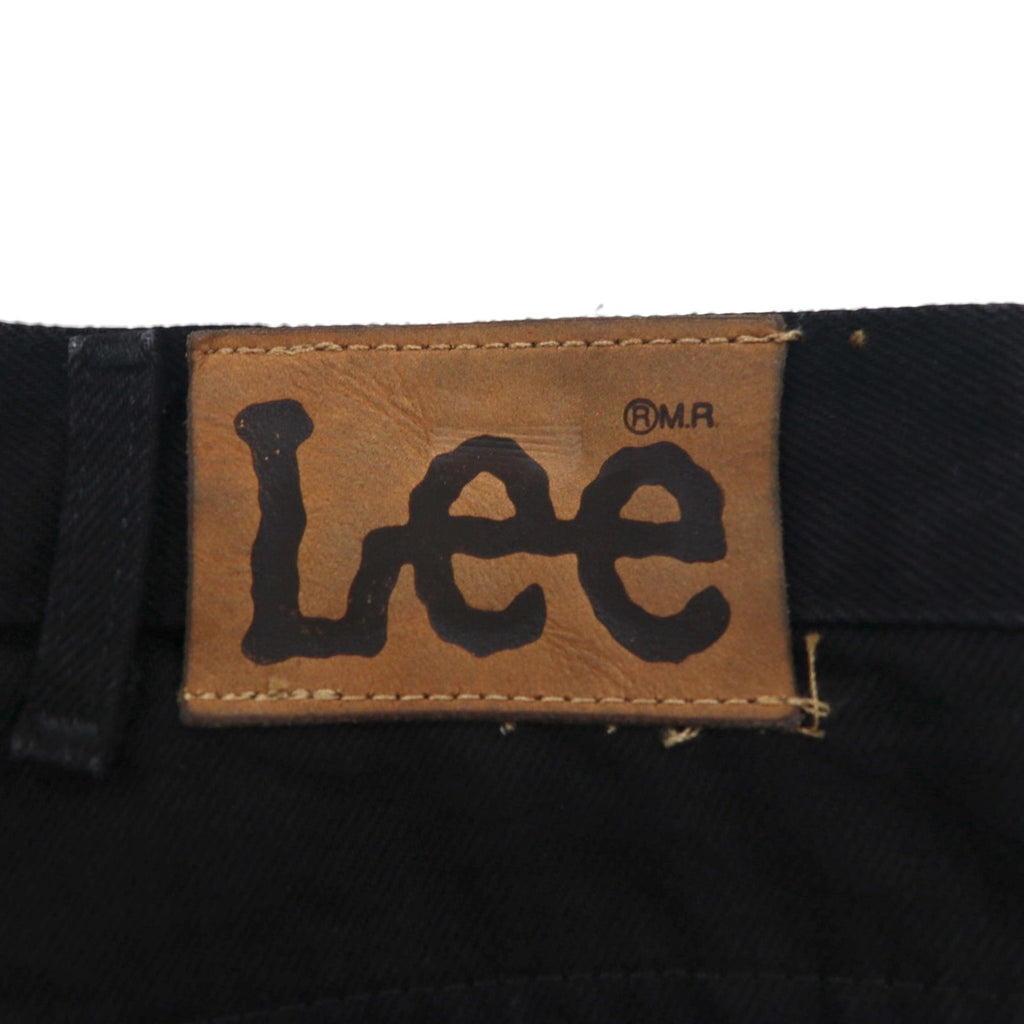 Lee RIDERS 90s USA Made Relaxed Fit Tapered Denim Pants, Size XL, Black, Zipper Fly, Leather Patch, 208-5508, Deadstock, Unused